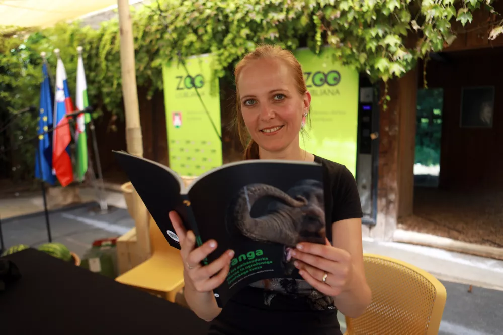 13.08.2025 -živalski vrt Ljubljana Zoo, slon Ganga, 50 letPetra Vrh VrezecFoto: Tomaž Skale / Foto: 