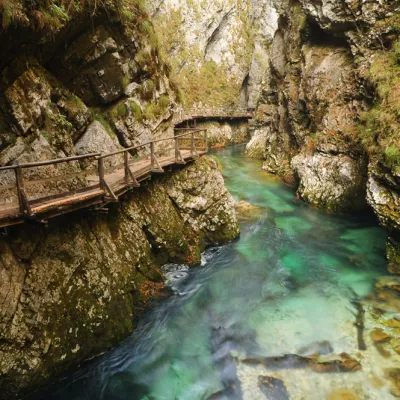 blejski vintgar, soteska