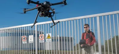 dron, brezpilotni letalnik, droni, Energetika Ljubljana