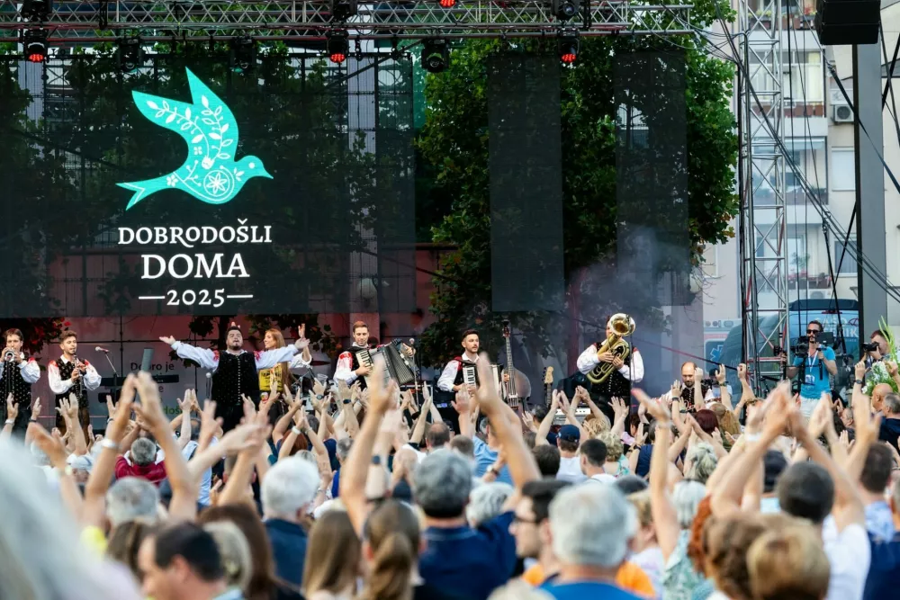 Prireditev Dobrodo&scaron;li doma, srečanje izseljencev, Nova Gorica, 2025 / Foto: Ana Rojc