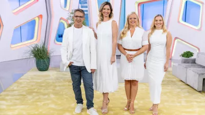 Ekipa jutranjega programa na nacionalki&nbsp;/ Foto: Adrian Pregelj