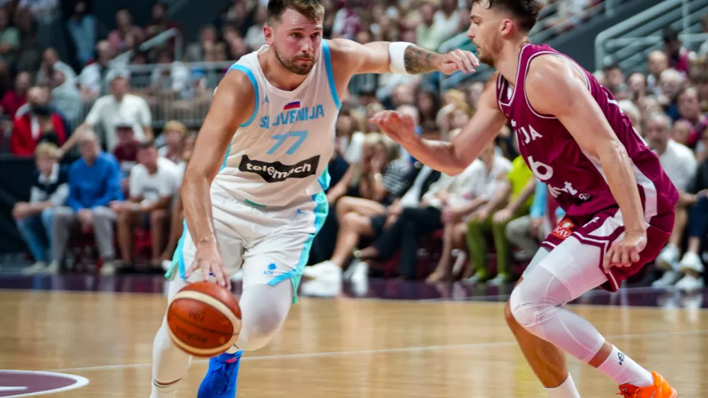 Luka Dončić, Slovenija, Latvija