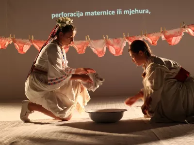 predstava Punce, kolektiv Igralke, 2023