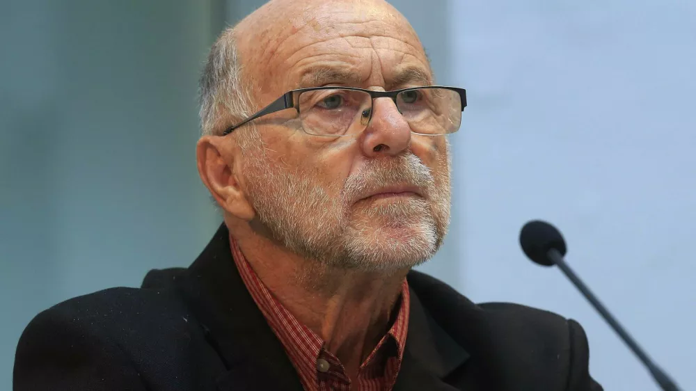 Slovenija, Ljubljana, 18.10.2019, 18. oktober 2019Ustanovitev odbora v podporo katalonskim politicnim zapornikom v Spaniji na pobudo Spomenka Hribar, Rudi Rizman, Ivo Vajgl in Milan Kucan. politika, Katalonija, Spanija, osamosvojitevFoto:Borut Zivulovic/BOBO