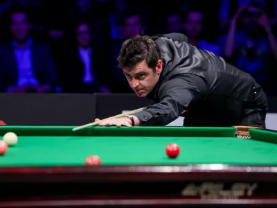 Ronnie O'Sullivan, petkratni svetovni prvak v snukerju,- 11.05.2017 -  Best of Snooker dogodek v Ljubljani - dvoboj Ronnieja O'Sullivana in Judda Trumpa, biljard//FOTO: Bojan Velikonja