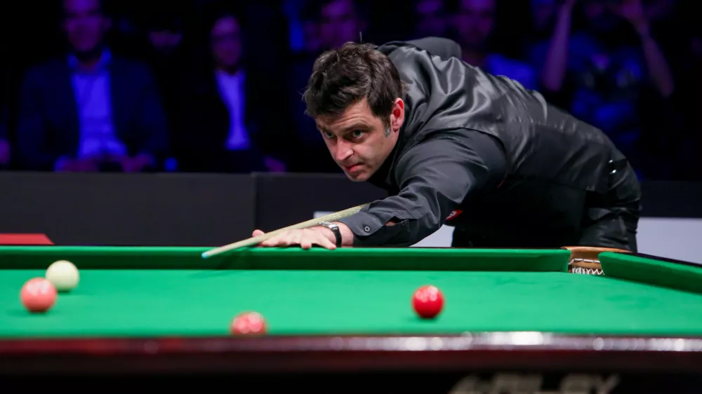 Ronnie O'Sullivan, petkratni svetovni prvak v snukerju,- 11.05.2017 -  Best of Snooker dogodek v Ljubljani - dvoboj Ronnieja O'Sullivana in Judda Trumpa, biljard//FOTO: Bojan Velikonja