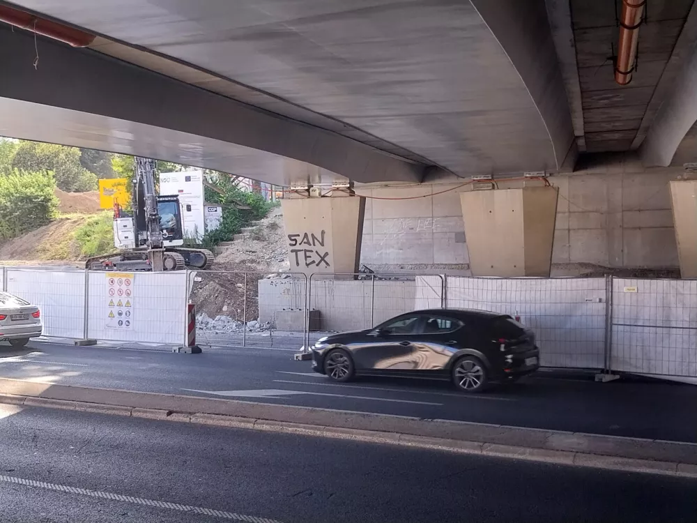 Dunajska cesta - železni&scaron;ki nadvoz - Dunajski podvoz - poglobitev