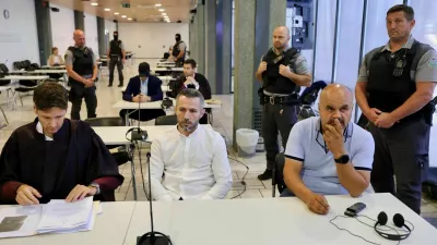 Roland Cretu, eden od obtoženih za mafijski umor Satka Zovka. 