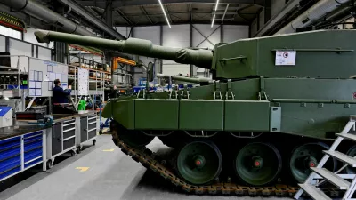 Prizor iz nem&scaron;ke tovarne orožja Rheinmetall v Unterl&uuml;ssu v Nemčiji / Foto: Reuters