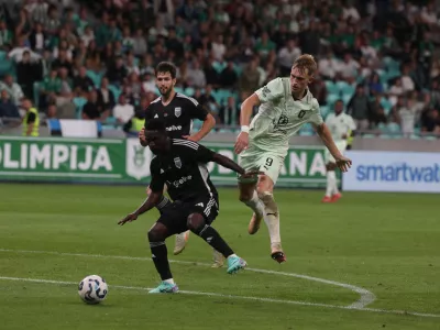 2108.2025. Nogomet Olimpija - Noah. Foto: Bojan Velikonja 