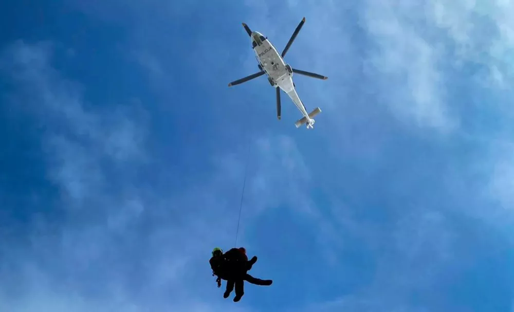 gorsko re&scaron;evanje s helikopterjem