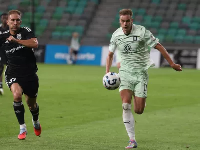 2108.2025. Nogomet Olimpija - Noah. Foto: Bojan Velikonja 