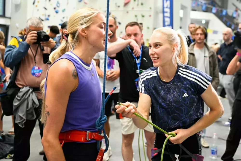 Janja Garnbret plezalni maraton Slovenska Bistrica 23. 08. 2025