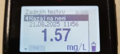 Alkotest ne laže. / Foto: PU Kranj