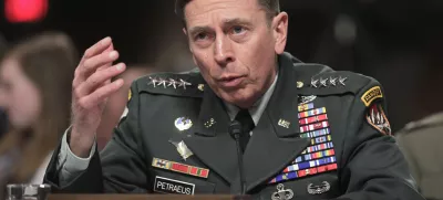 Gen. David Petraeus, commander of U.S. and NATO forces in Afghanistan, testifies on Capitol Hill in Washington, Tuesday, March 15, 2011, before the Senate Armed Services Committee hearing on the situation in Afghanistan. (AP Photo)