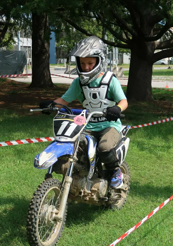Aljaž Kovačič: Vse skupaj je zelo zabavno, najbolj mi je v&scaron;eč hitrost pri gokartih in ravnina, kjer lahko grem hitreje. / Foto: Nata&scaron;a Bucik Ozebek