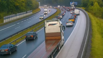 Nesreča na gorenjski avtocesti.