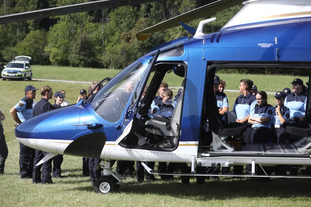 28.8.2025 - Policija - policijski kamp za srednje&scaron;olceFoto: Luka Cjuha