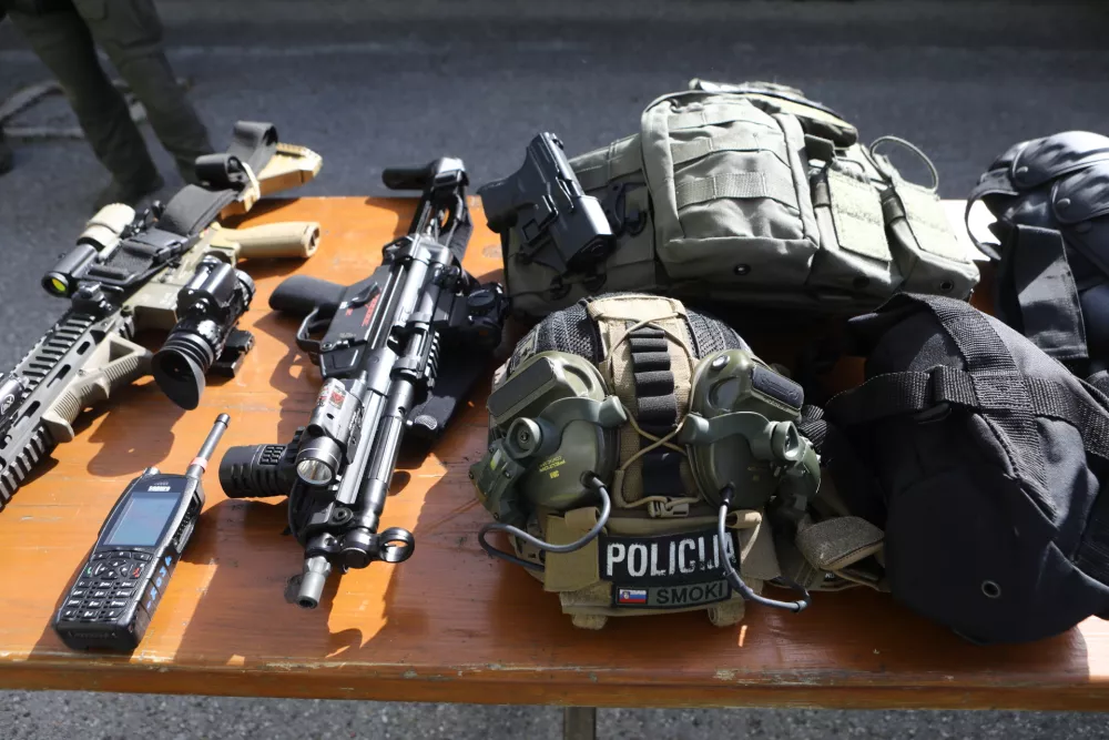 28.8.2025 - Simbolična fotografija - Specialna enota policije - Policija - policijski kamp za srednje&scaron;olceFoto: Luka Cjuha