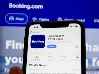 August 7, 2025, London, England, United Kingdom: The travel platform Booking.com is facing a lawsuit from over 10,000 European hotels who claim that the vacation booking site and app used the 'best price' pledges to 'distort the market',Image: 1028143317, License: Rights-managed, Restrictions:, Model Release: no