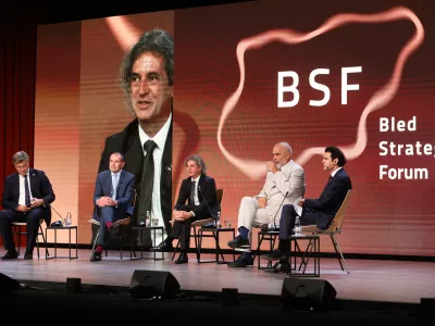 - Panel voditeljev,- islandski predsednik Gudni Johannesson.- predsednik vlade dr. Robert Golob.- predsednik Hrva&scaron;ke vlade Andrej Plenković,- predsednik Albanske vlade Edi Rama- 29.08.2022 - 17. Blejski strate&scaron;ki forum &ndash; BSF Bled 2022 pod naslovom Vladavina moči ali moč pravil, posvečen predvsem ruski agresiji na Ukrajino in njenim posledicam. //FOTO: Bojan Velikonja