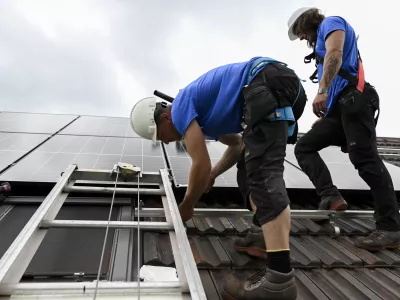 - 19.05.2023 &ndash; Vransko - montaža sončne elektrarne, Prekopa 42b //FOTO: Nik Erik Neubauer