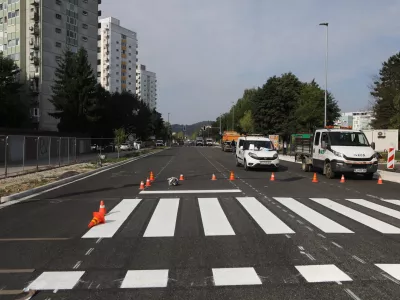 25.08.2025 - Gradbi&scaron;če Linhartova cesta in rondo ŽaleFoto: Luka Cjuha