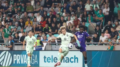 31.08.2025 - Nogomet - Stadion Stožice - derbi Olimpija Maribor Foto: Luka Cjuha  