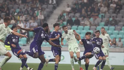 Jan Gorenc31.08.2025 - Nogomet - Stadion Stožice - derbi Olimpija Maribor Foto: Luka Cjuha