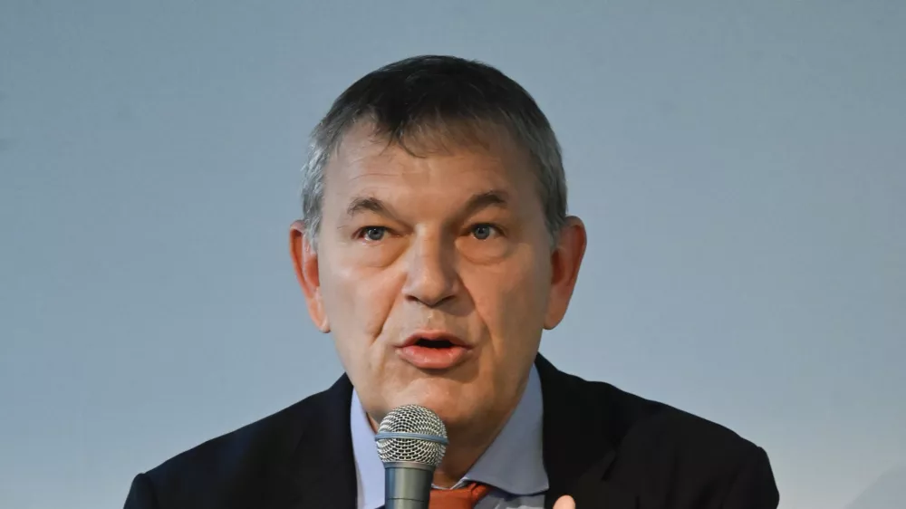 generalni komisar Agencije Združenih narodov za pomoč in zaposlovanje palestinskih beguncev na Bližnjem vzhodu Philippe Lazzarini21.10. 2024 Slovenski humanitarni forum in mednarodna konferenca v okviru Slovenskih razvojnih dniFOTO: Nik Erik Neubauer