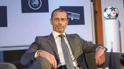 Aleksander Čeferin predsednik UEFA8.11.2024 - pogovor s predsednikom Uefe Aleksandrom Čeferinom o izzivih evropskega nogometa, ki ga pripravljajo Litteralis, In&scaron;titut za ustavno pravo, &Scaron;tudentsko dru&scaron;tvo PandaFOTO: LUKA CJUHA