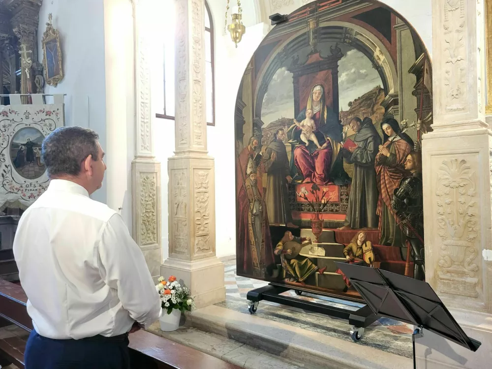 Vittore Carpaccio v Piranu. Foto: Katja Gle&scaron;čič