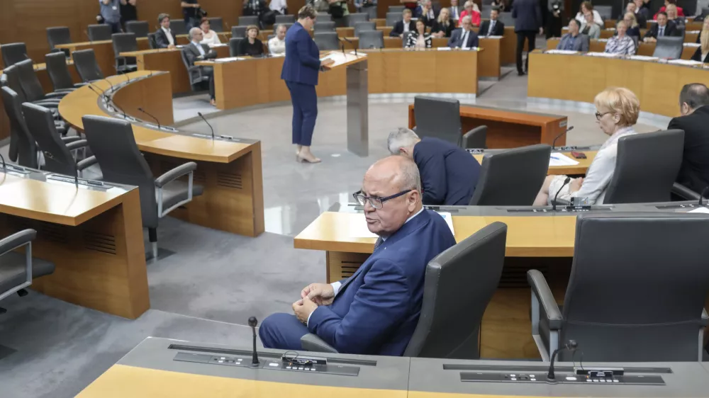 Jožef Horvat, vodja poslanske skupine NSi- 25.05.2022 &ndash; izredna seja DZ, na kateri bodo glasovali o kandidatu za mandatarja, dr. Robertu Golobu in razrezu delovnih teles DZ /FOTO: Jaka Gasar