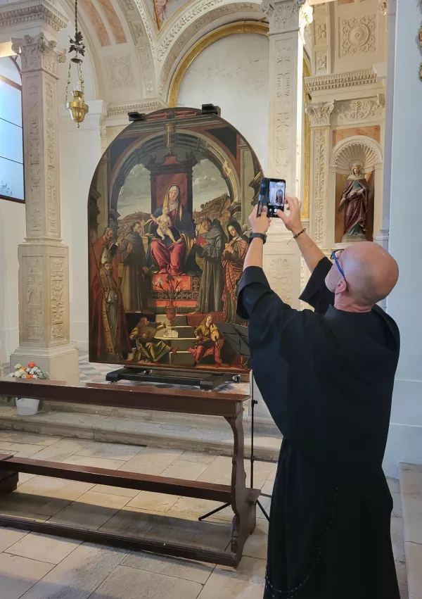 Piran vrnitev slike Vittore Carpaccio / Foto: Katja Gle&scaron;čič 