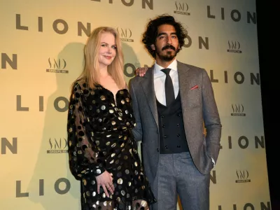 Dev Patel, Nicole Kidman attending the 'Lion' Paris premiere at Cinema Gaumont Opera in Paris, France on February 10, 2017.,Image: 320460483, License: Rights-managed, Restrictions:, Model Release: no / Foto: Wyters Alban/abaca