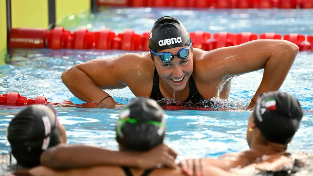 Chiara Tarantino of Italy na tekmovanju v Rimu letos poleti. / Foto: Profimedia
