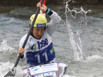 Eva Alina Hočevar30.8.2025 - Svetovni pokal v slalomu na divjih vodah TacenFoto: Luka Cjuha