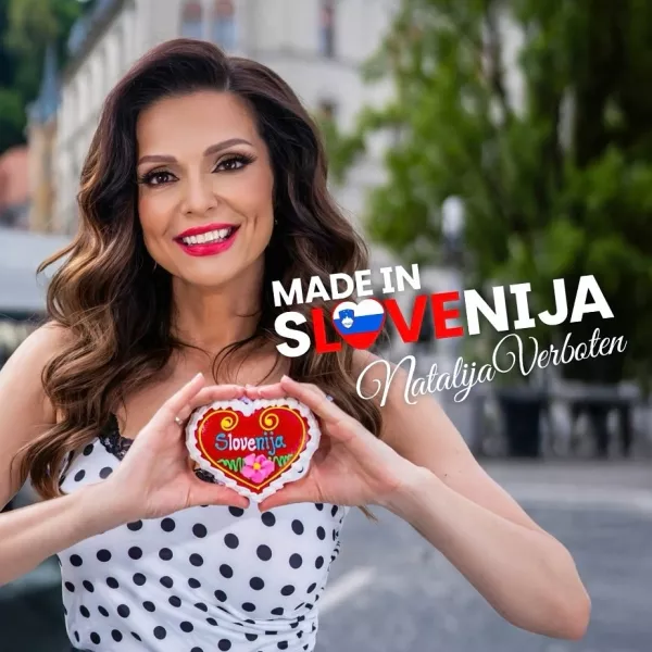 Natalija Verboten, malce bolj oblečena, kot vajeni predstavlja novo skladbo Made in Slovenija z veličastno rimo: Da nezavedna sem, se &scaron;epeta,ker &scaron;la sem po moža na tuja tla, 