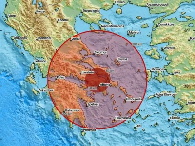 Potres na gr&scaron;kem otoku Evbeja