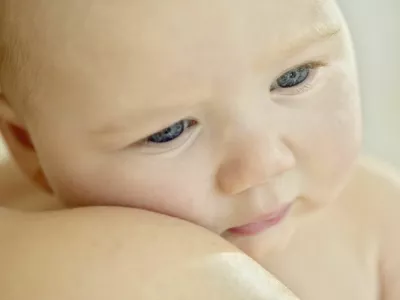 dojenček, siten, mama