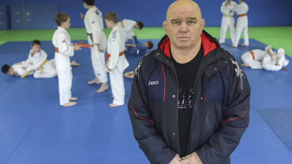 - 04.11.2021 - Marjan Fabjan, judoist - ustanovitelj in glavni trener kluba Judo klub Z'dežele Sankaku Celje, ki je proizvedel vrsto mednarodno zelo uspe&scaron;nih tekmovalcev v judu /FOTO: Jaka Gasar