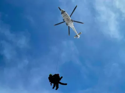 gorsko re&scaron;evanje s helikopterjem