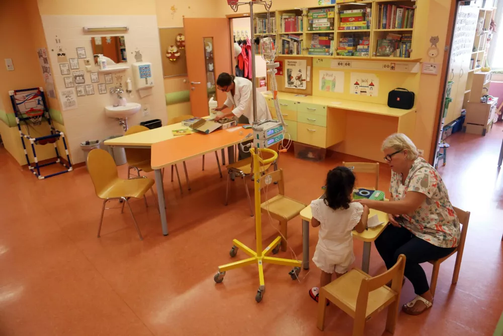 11.09.2024 - pediatrična klinika, oddelek za onkologijoFoto: Tomaž Skale