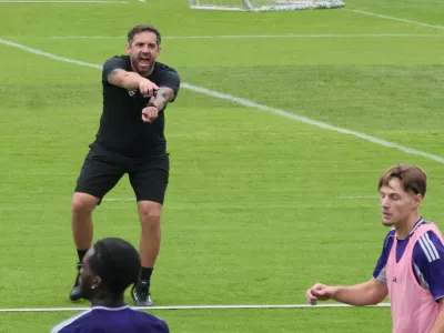 Maribor - Ljudski vrt - Nogomet - Trening NK Maribor - trener Radomir Đalović - AvtorAndrej Petelin&scaron;ek