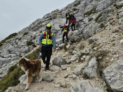 Gorski re&scaron;evalci že od ponedeljka i&scaron;čejo pogre&scaron;ano planinko. Na pomoč jim je priskočil tudi sledni pes. 