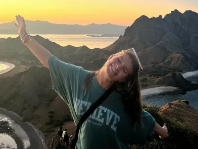 Story from Jam Press (Five Jobs Travel) Pictured: Lauren on her travels.Woman, 20, works 60-hour weeks with FIVE jobs and ditches pub and takeaway coffees to realise dreamA young woman has revealed how she worked five jobs at once in order to save money to travel the world.Lauren Wright was determined to leave the UK for pastures new the moment she turned 18 &ndash; but even budget-friendly backpacking comes at a steep cost.In order to fund her adventures, she started saving at the age of 15 and took on as many jobs as possible to make her dreams a reality.She spent an intense period of six months prior to her travels taking on five roles &ndash; including as a lifeguard, duty manager, team leader, receptionist and recreational assistant in various roles."I poured my heart and soul into working to save for my trip," the 20-year-old, who has visited more than a dozen countries, told Luxury Travel Daily."Most of them [the jobs] were zero-hour contracts, which allowed me to work as much or as little as I wanted."I jam-packed those six months, sometimes working 60-hour weeks and 18-hour shifts, going straight from one job to another throughout the day."I would get exhausted as I would sometimes give myself only one day off in a stretch of nine days back-to-back, and would then jump straight into the grind."However, I was driven and had my eye on the prize, making me constantly motivated."I don't think I would change a single thing."I am very proud of myself for what I have managed to achieve." For Lauren, being money savvy started back in her early teens.She said: "I am very fortunate to have such supportive and loving parents who made my saving process easier than most."I had very minimal outgoings, and therefore, every penny I made, I was able to save for my trip."I reached out to friends who had taken very similar trips and asked how much they had saved, setting myself a goal of around Ł14,000 as I never wanted to run out of money or feel like I couldn't participate in a once-in-a-lifetime activity while I was away."I have always been good at saving my money, saving more than spending, from the time I started working at 15."She combined these savings with the money saved in the intense period where she covered various jobs.Saving up didn't come without its sacrifices, and Lauren had to ditch a few luxuries and home comforts in order to meet her goal.She said: "I stopped eating out as much, reduced the amount of takeout coffee I would buy whilst out and about and started making more at home to save money."I also reduced the number of pub trips I went on with friends."Most importantly, I stopped all unessential shopping unless I was buying something that I was going to be able to take on my travels."Thanks to her savvy saving, Lauren has managed to visit many countries around the world, and have once-in-a-lifetime experiences she will remember forever.She added: "I have backpacked to Dubai, the Philippines, Thailand, Laos, Cambodia, Vietnam, Indonesia, Malaysia, Singapore, Australia and New Zealand, as well as being lucky enough to travel a huge chunk of Europe, too."I initially started travelling with my boyfriend, but we broke up on the trip, causing me to travel solo, which taught me so many lessons and helped me to meet amazing people I may not have met otherwise."I wouldn't change my travels for the world, and I can't wait to see even more of the world as I continue to grow."According to the budget traveller, the best advice she has for those wanting to save money to travel the world is to research other people's journeys on social media, especially TikTok.Lauren told travel booking site Omio: "I did a lot of TikTok research, watching videos on how much money people spent per location and for their entire trip."I used all these figures to set a budget for myself of around Ł30 a day while I was in the more 'budget-friendly' countries such as Thailand, Vietnam, Cambodia, Malaysia and Laos."This Ł30 a day would include my hostel or hotel, food, activities and basic fees such as my SIM card and laundry."I had a separate budget for activities, which was definitely needed to make the most of my trip."In the more expensive countries like Singapore, Indonesia, New Zealand and Australia, I would attempt to budget by seeing how much I was spending daily and trying to stick to that average, like Ł60 a day, which also included accommodation, which was much more expensive in these countries."I also didn't eat out as much in Australia and New Zealand, and often opted for grocery shopping and cooking in the hostel's kitchen."I would advise everyone planning a similar trip to do their research."TikTok is brilliant as you get people's first-hand experience, which can help you figure out what you want your trip to look like, for example, whether you want to stay in hotels or hostels."Sometimes, if you share a hotel room with a partner or friend, it works out cheaper, but then you may not get the social aspect of a hostel, so it really depends on what you want to prioritise."If you are on a tight budget, you can always opt for cheaper foods, such as eating street food at night markets rather than at restaurants."This way, you can experience the culture's food at a fraction of the cost."ENDS,Image: 1035475088, License: Rights-managed, Restrictions:, Model Release: no