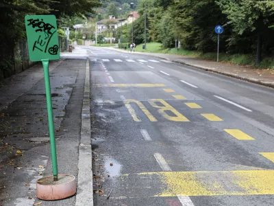 - 22.08.2025 - neurejena avtobusna postajali&scaron;ča - cesta 27. aprila//FOTO: Jaka Gasar