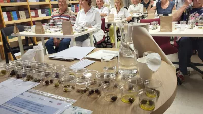 9. festival namiznih oljk, degustacija / Foto: Katja Gle&scaron;čič 