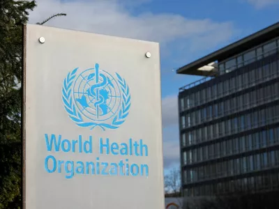 FILE PHOTO: A view shows The World Health Organization (WHO) headquarters in Geneva, Switzerland, January 28, 2025. REUTERS/Denis Balibouse/File Photo