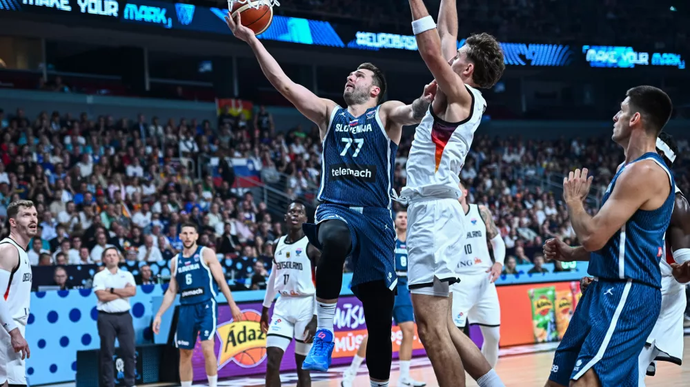 Luka Dončić je bil na tem evropskem prvenstvu najbolj&scaron;i strelec. / Foto: DPA